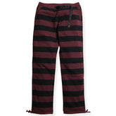 BORDER LONG PANTS - MRN/BLK - May club